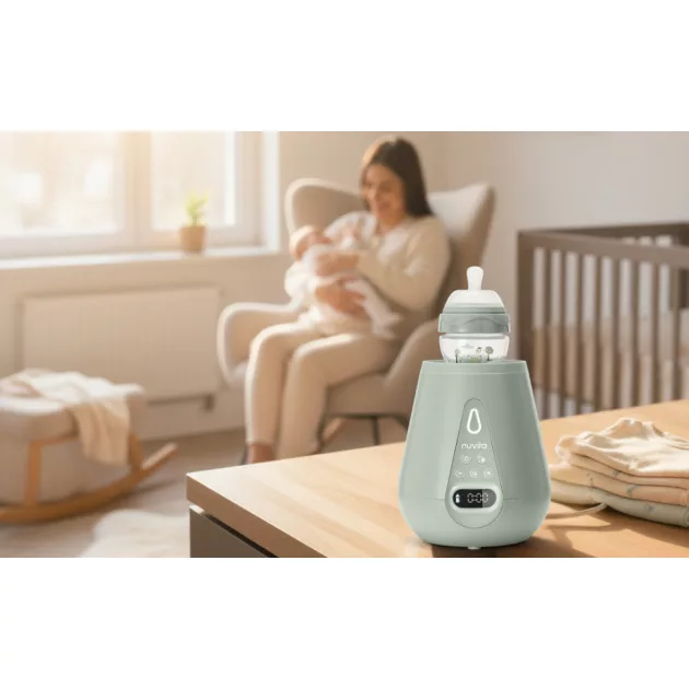 Nuvita digitális cumisüveg-melegítő - 1170 - Sage green