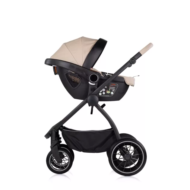 Chipolino Prestige 3az1-ben multifunkciós babakocsi - Latte