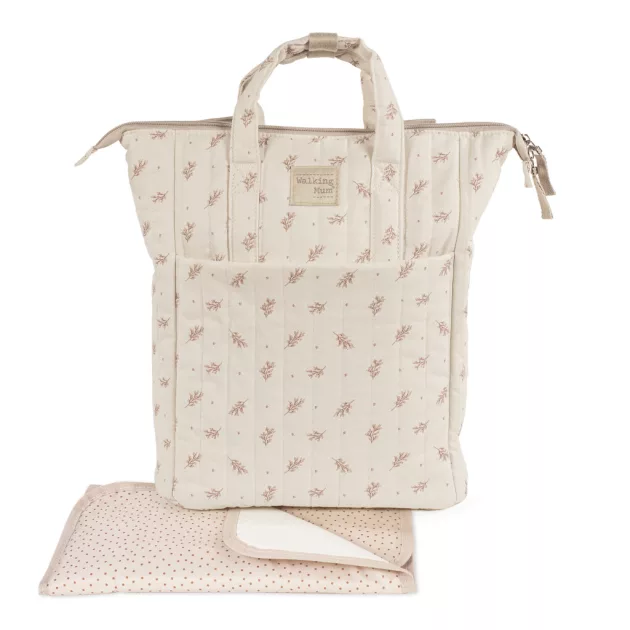 Walking Mum - Pelenkázó hátizsák - Mimóza (Rózsaszín)