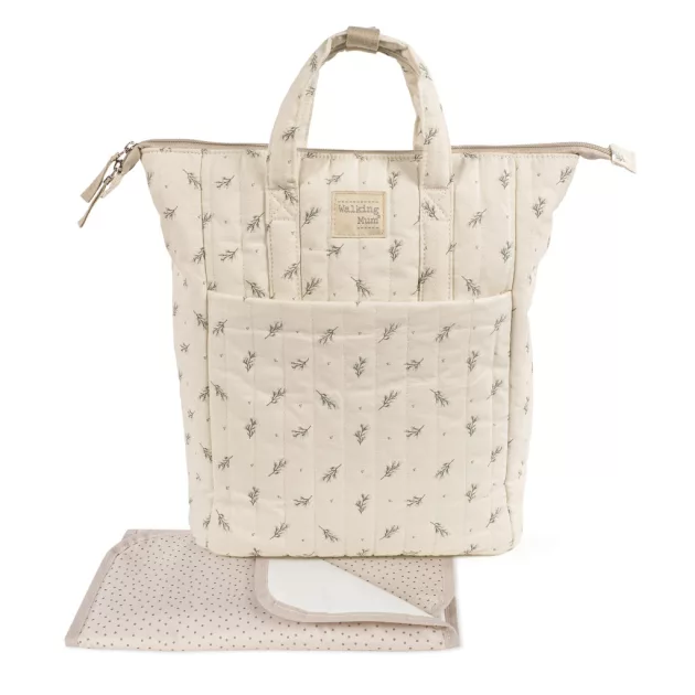 Walking Mum - Pelenkázó hátizsák - Mimóza (Zöld)