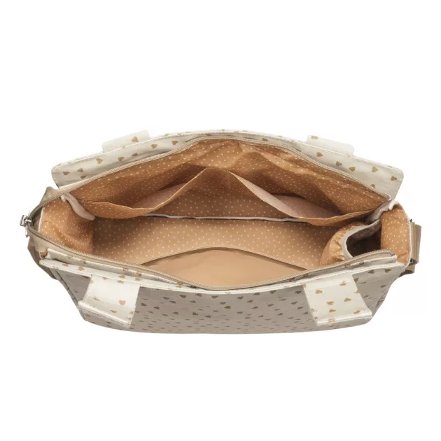 Walking Mum - Pelenkázó táska - Csupaszív M (Fahéj)