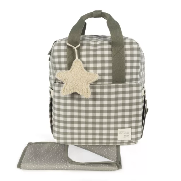 Walking Mum - Pelenkázó hátizsák - Caetana (Oliva)