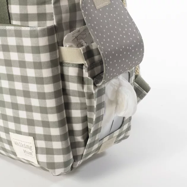 Walking Mum - Pelenkázó hátizsák - Caetana (Oliva)