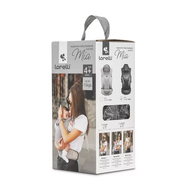 Lorelli Mia ergonomikus kenguru - Black