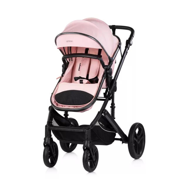 Chipolino Amore babakocsi mózessé alakítható sportrésszel - Powder pink