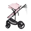 Chipolino Amore babakocsi mózessé alakítható sportrésszel - Powder pink
