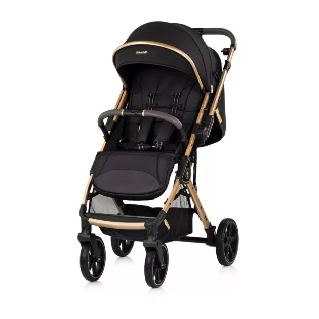 Chipolino Omnia átfordítható sport babakocsi - noir