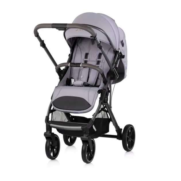 Chipolino Omnia átfordítható sport babakocsi - platinum
