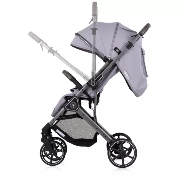 Chipolino Omnia átfordítható sport babakocsi - platinum
