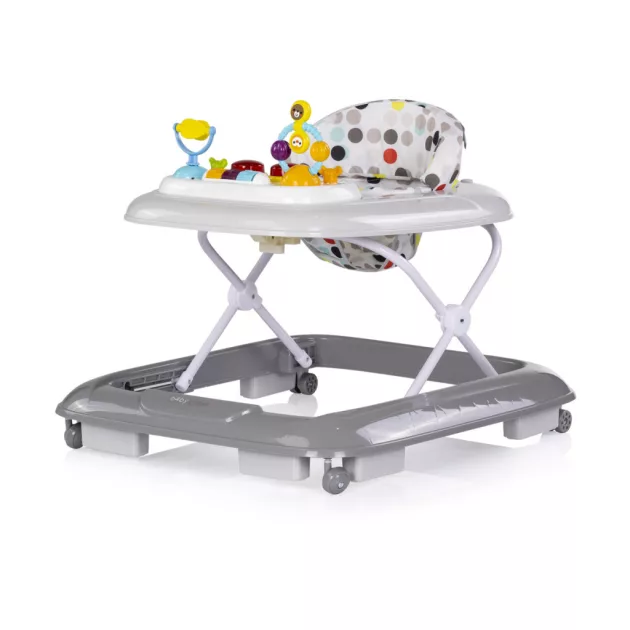 Chipolino Baby Steps zenélő bébikomp - Grey