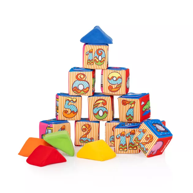 Chipolino Puha játékkockák - 12 db