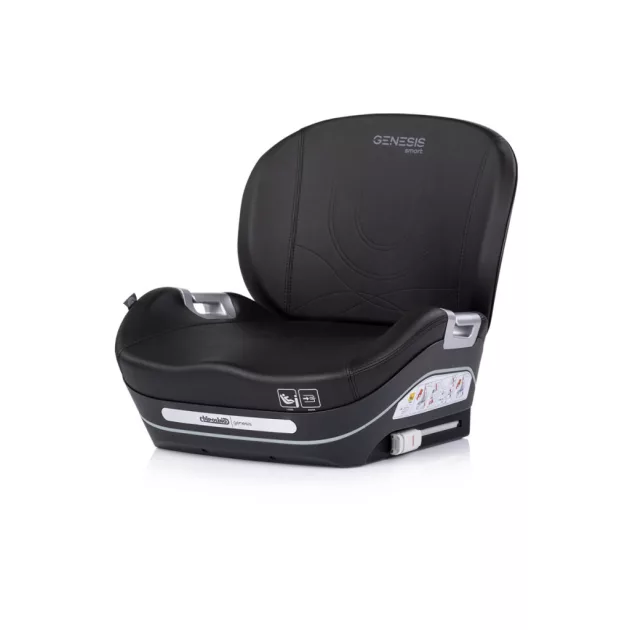 Chipolino Genesis Smart I-Size Isofix gyerekülés 125-150 cm hőszabályozással - Noir