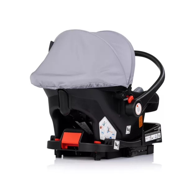 Chipolino Amore autóshordozó adapterrel 40-87cm - Platinum