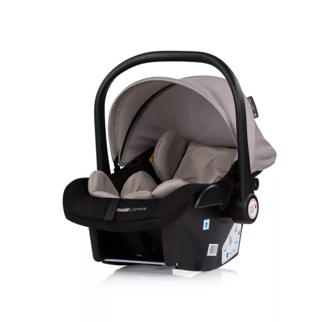 Chipolino Amore autóshordozó adapterrel 40-87cm - Latte