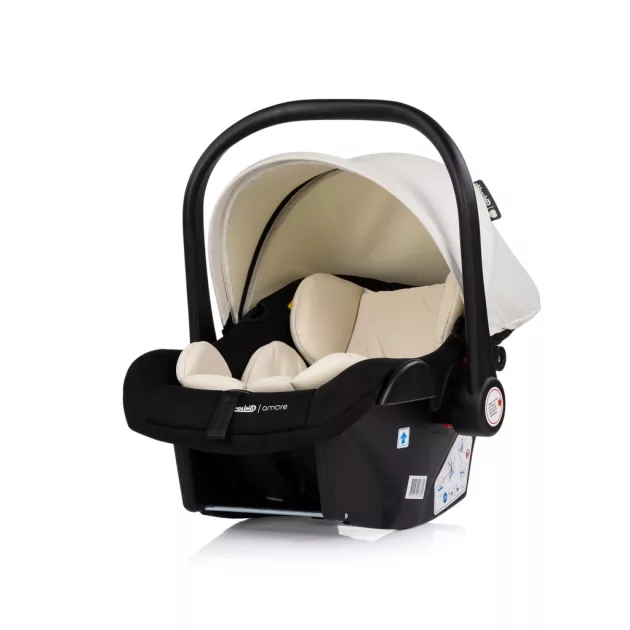 Chipolino Amore autóshordozó adapterrel 40-87cm - Cashmere