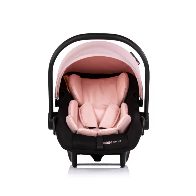 Chipolino Amore autóshordozó adapterrel 40-87cm - Pink powder