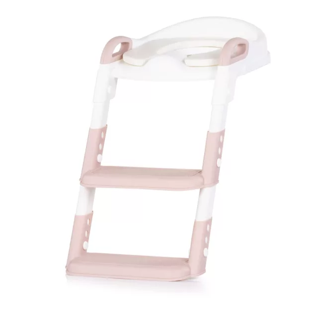 Chipolino Kiddy lépcsős wc szűkítő - Pink