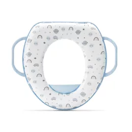   Lorelli párnázott WC szűkítő fogantyúval - Planets Blue