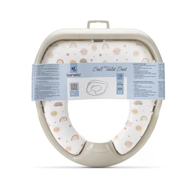 Lorelli párnázott Wc szűkítő - Planets Beige