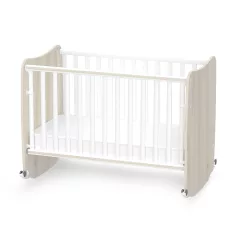 Lorelli Stars ringatható kiságy 60x120 - White / Light oak