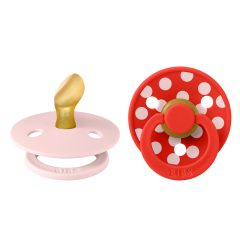   BIBS Studio Polka Colour anatómiai cumifejjel Cseresznyevirág mix, 0-6 hónap