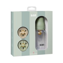 BIBS Szia, baba! ajándékcsomag (Zsálya)
