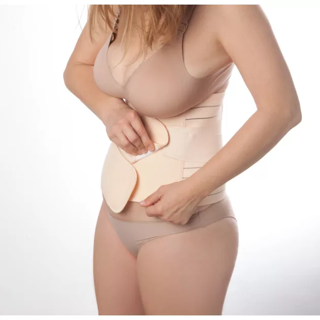 MomCare Szülés utáni Haskötő - bézs XL