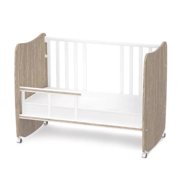 Lorelli Stars ringatható kiságy 60x120 - White / Amber