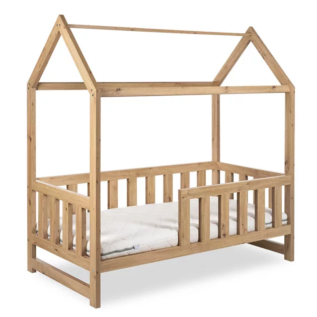 Little Sky Liv házikó kiságy 80x160 - tölgy