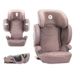   Lorelli Growgo 100-150 cm összecsukható i-Size isofixes gyerekülés - Pink