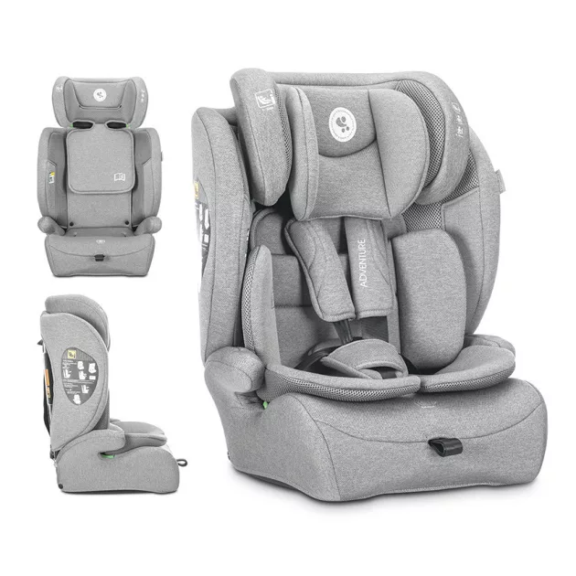 Lorelli Adventure autósülés i-Size 76-150cm - Grey (doboz nélküli)