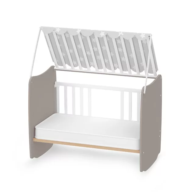 Lorelli Stars ringatható kiságy 60x120 - White / String