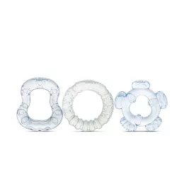   Baby Care 3 db-os hűthető rágóka - Iceberg Green/Airy Blue