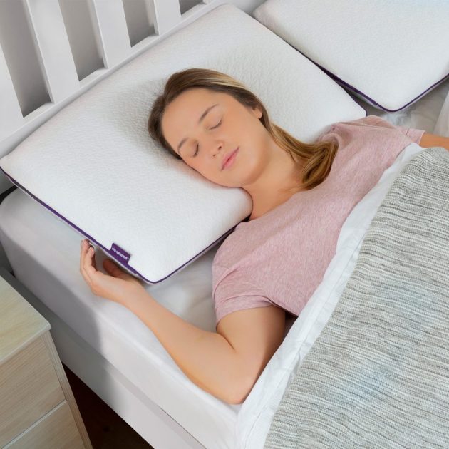 ClevaMama levendulás felnőtt párna 60x40 cm