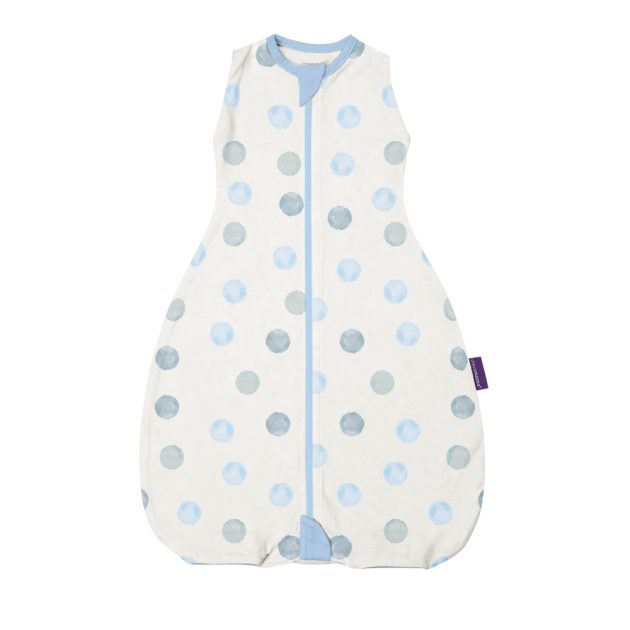 ClevaMama 3 az 1-ben tipegő hálózsák 2.5 TOG (0-9+ hó) - Kék pöttyök