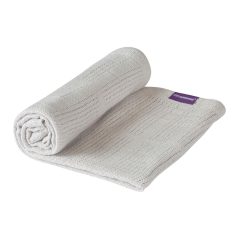   ClevaMama Légáteresztő pamut takaró 80 x 100 cm - Szürke