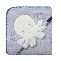 ClevaMama Extra nagy bambusz babatörölköző - Kék