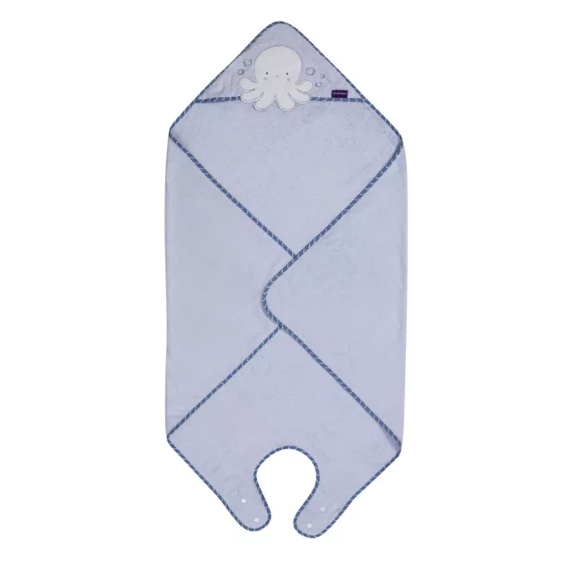 ClevaMama Extra nagy bambusz babatörölköző - Kék