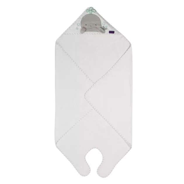 ClevaMama Extra nagy bambusz babatörölköző - Szürke