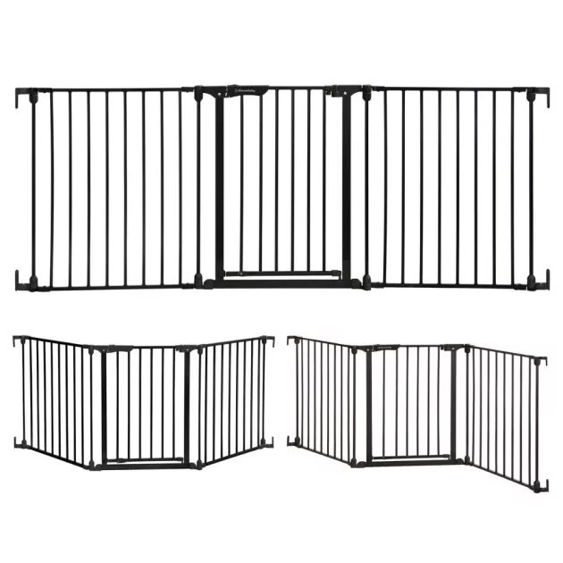 Dreambaby Discovery 3 biztonsági ajtórács 74,5-195 cm - fekete