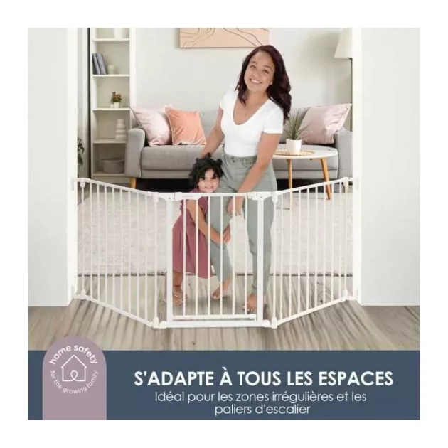 Dreambaby Discovery 3 biztonsági ajtórács 74,5-195 cm - fehér