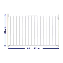   Dreambaby Arizona 2 biztonsági ajtórács 112 cm-ig - fehér