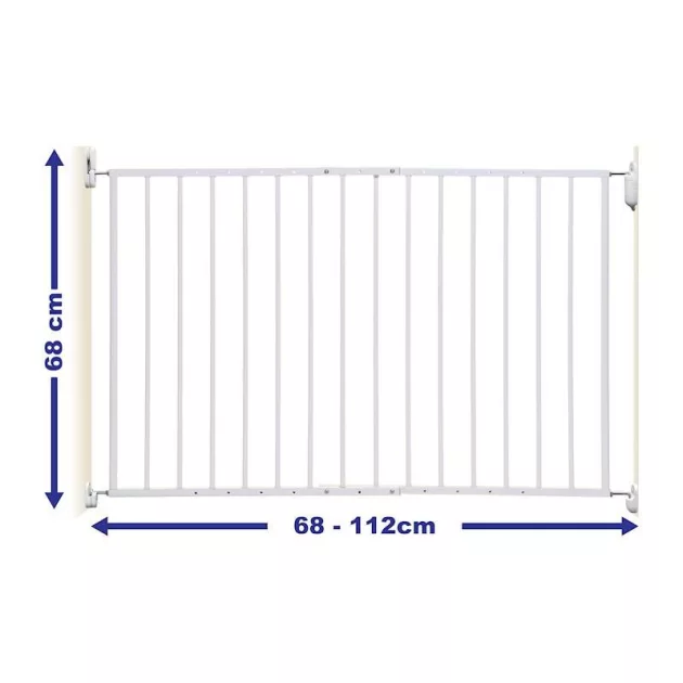 Dreambaby Arizona 2 biztonsági ajtórács 112 cm-ig - fehér