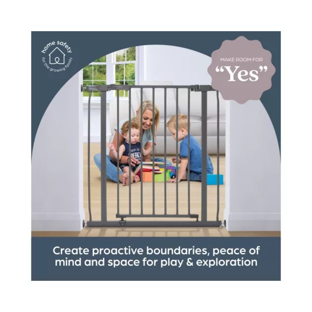 Dreambaby Ava biztonsági ajtórács 75-81 cm - sötétszürke