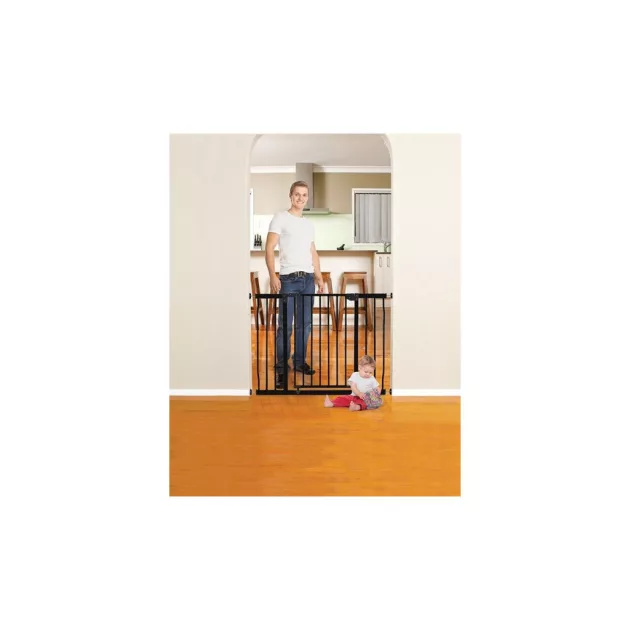 Dreambaby Liberty extra széles biztonsági ajtórács 99-105,5 cm - fekete