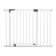   Dreambaby Liberty biztonsági kapu - fehér 75 cm-81 cm magas és 1 x 18 cm hosszabbítás