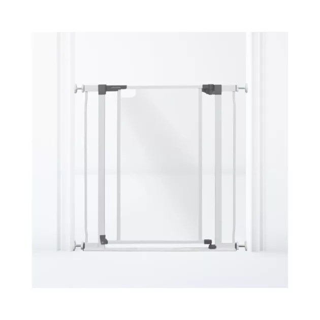 Dreambaby Clear view biztonsági ajtórács 75-81 cm - fehér