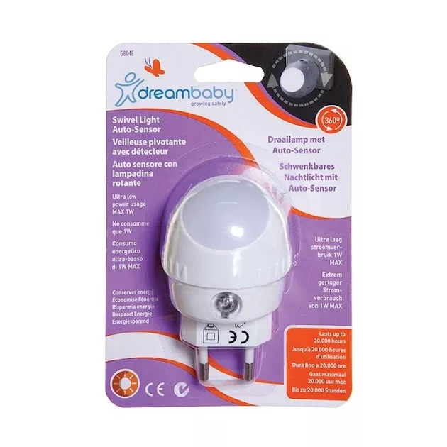 Dreambaby Éjszakai lámpa szenzoros forgó fejes