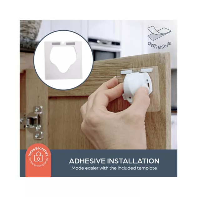 Dreambaby Ragasztós mágneszár - 4 zár 1 kulcs