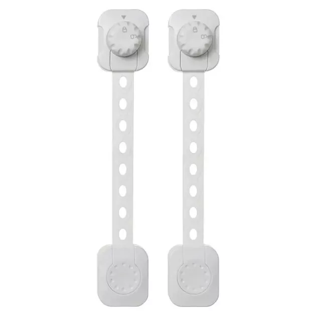 Dreambaby Twist 'n lock multifunkciós zár 2 db - fehér